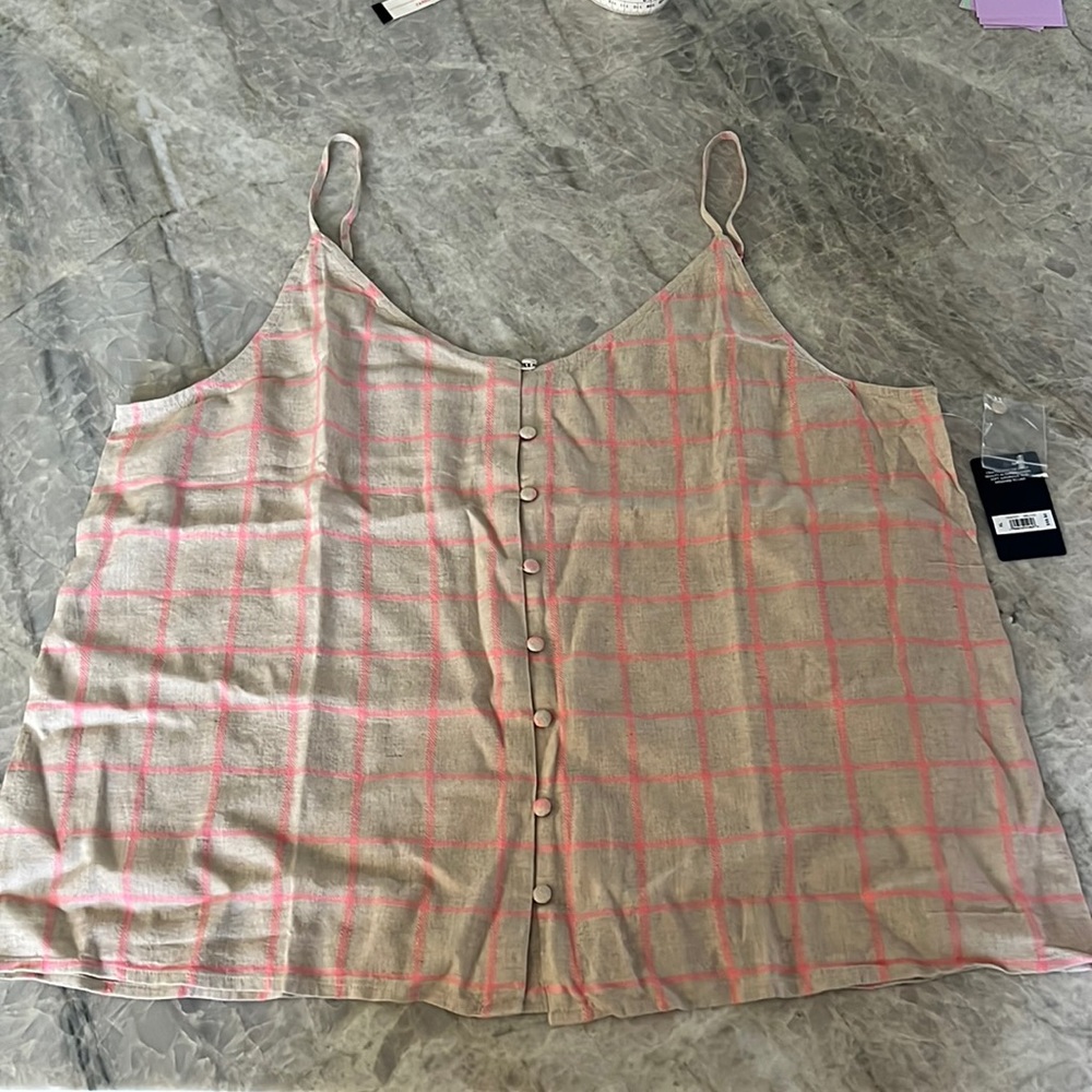 Lucky Brand Spaghetti Strap Tank, size XL